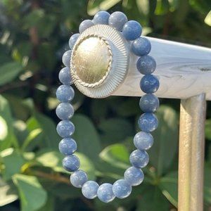 8mm Blue Aventurine Chakra Stretch Bracelet